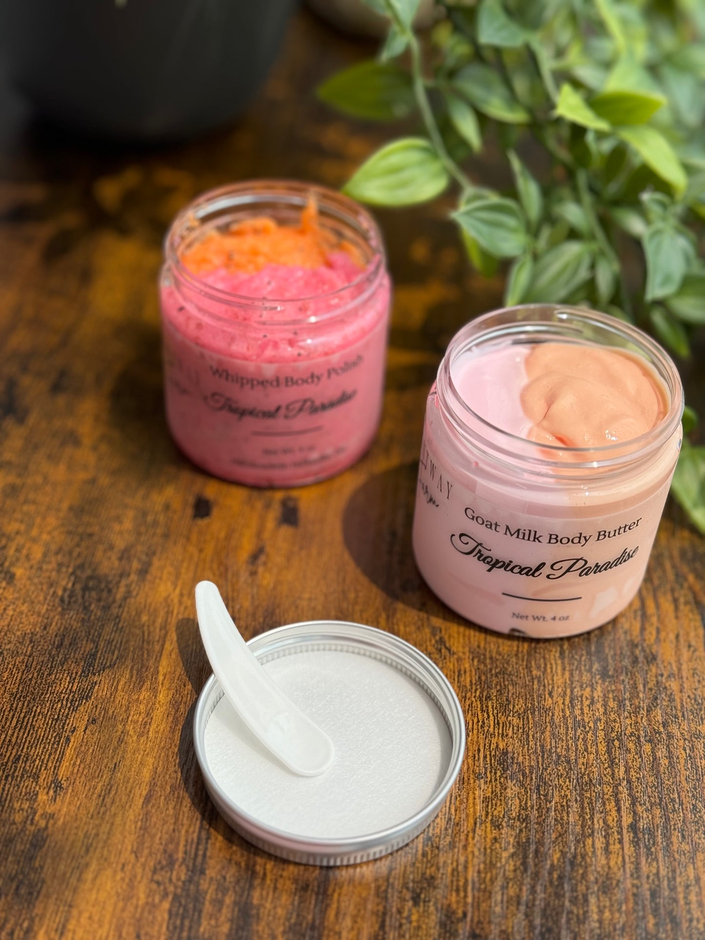 Goat milk body butter softens skin and helps with eczema, psoriasis, and other skin issues.