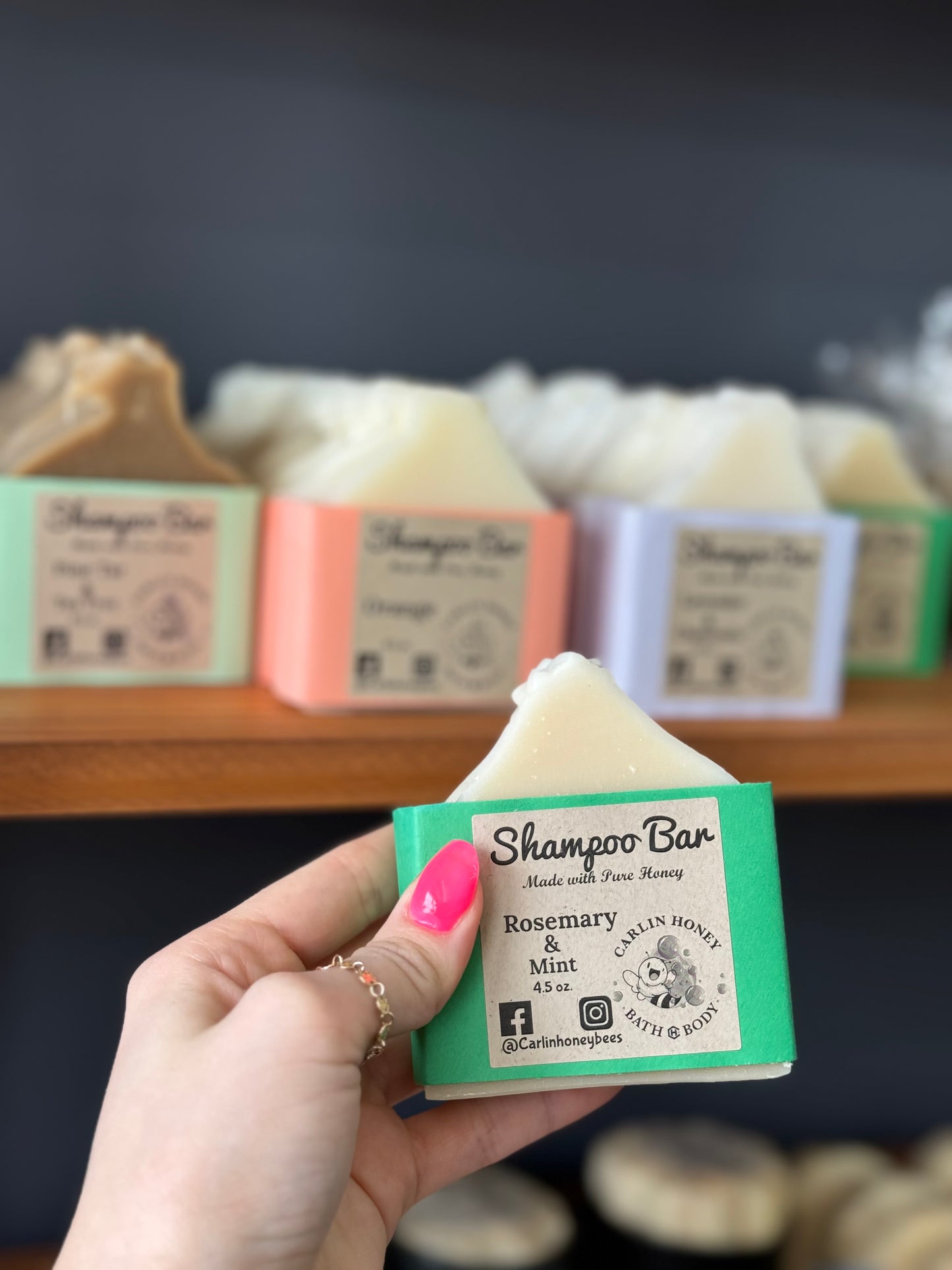 Solid Shampoo Bar by Carlin Honey