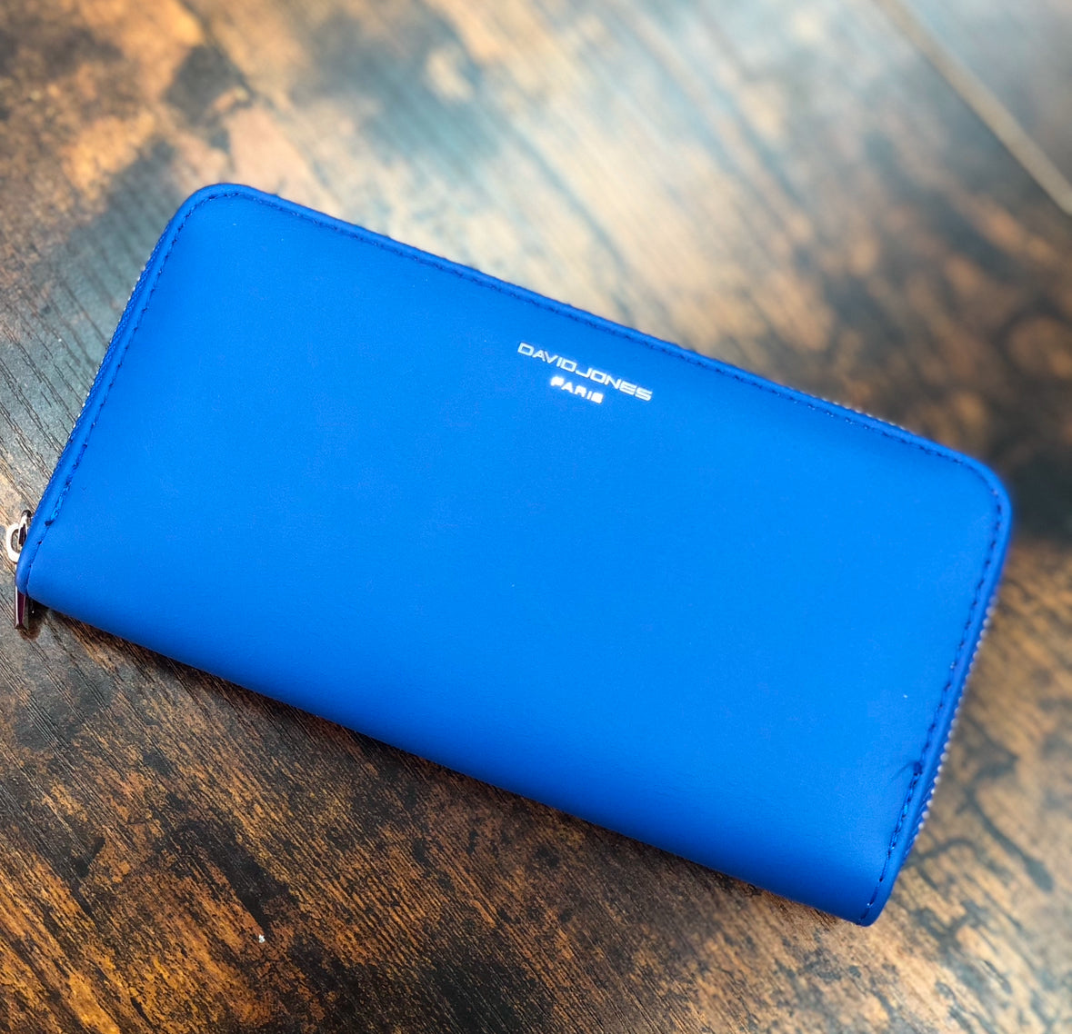 Stunning, classy blue David Jones, wallet.
