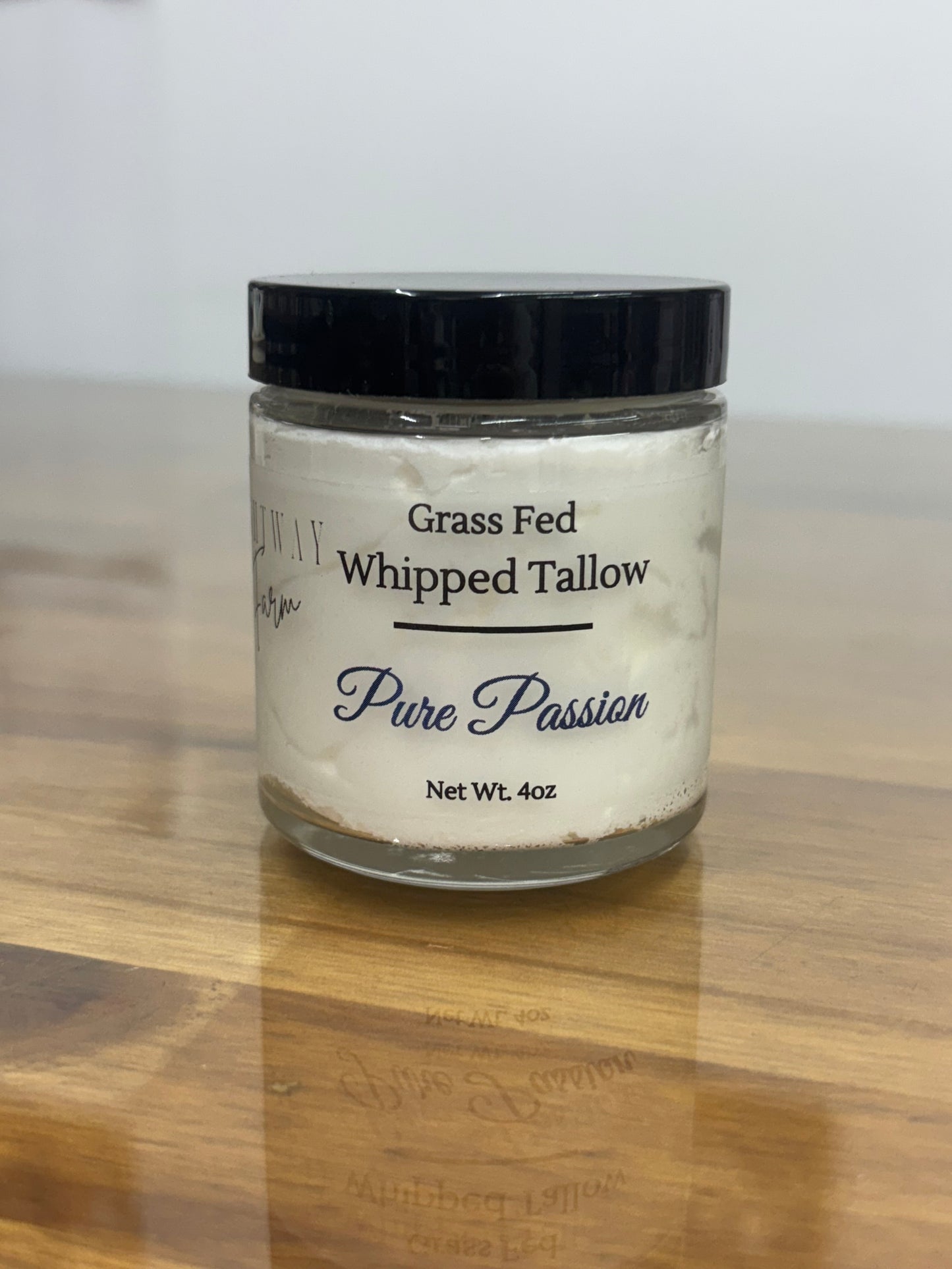 Whipped Tallow Balm. Pure, natural, with jojoba oil. Perfect moisturizer, face primer, and diaper cream for babies.