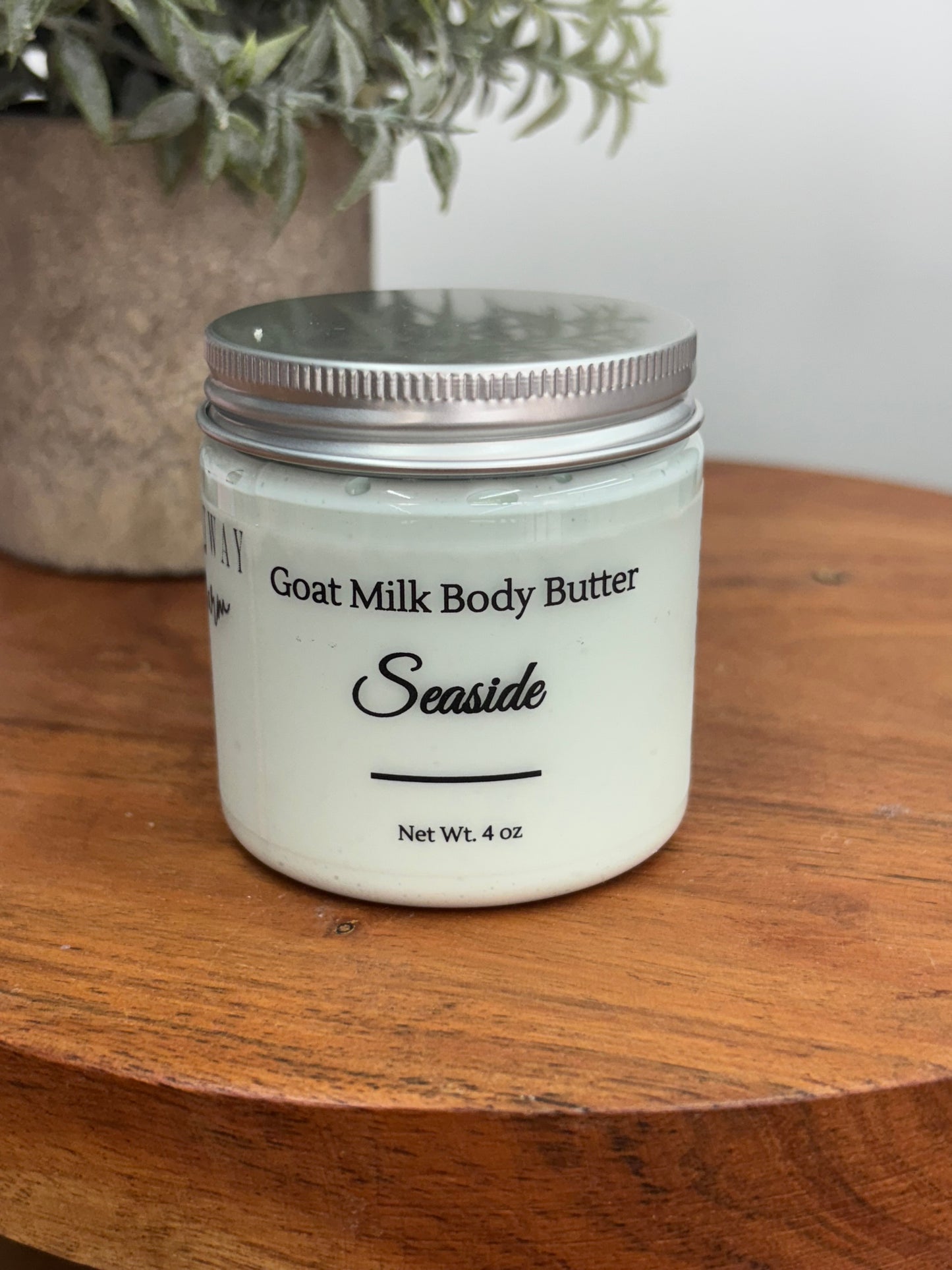 Goat milk body butter softens skin and helps with eczema, psoriasis, and other skin issues.