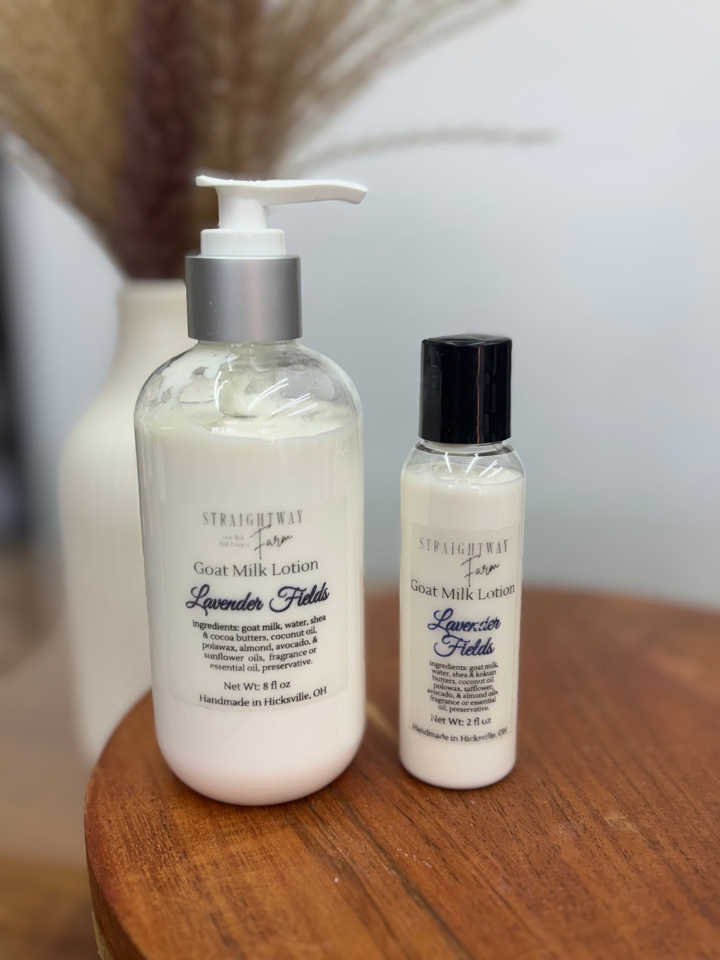 All natural Goat Milk lotion. The ultimate moisturizer. Great for eczema and psoriasis.