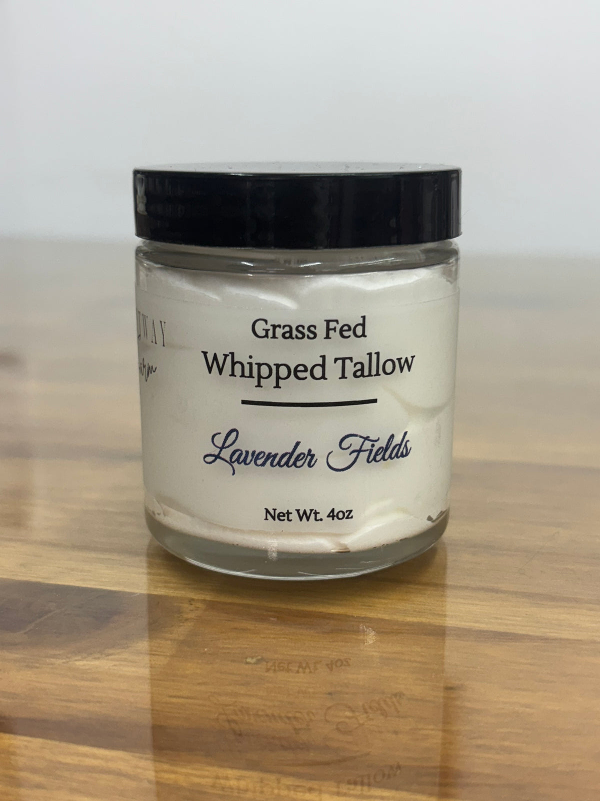 Whipped Tallow Balm. Pure, natural, made with essential oil and jojoba oil. Perfect moisturizer, face primer, and diaper cream for babies.