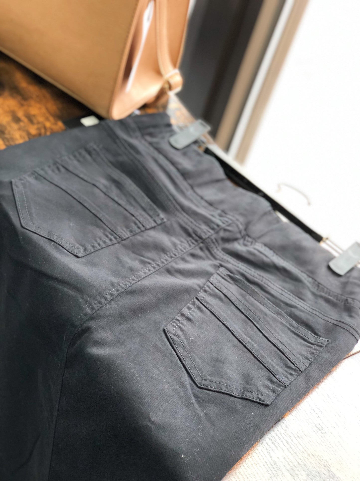 Black Maxi Denim Skirt (Be-Girl)