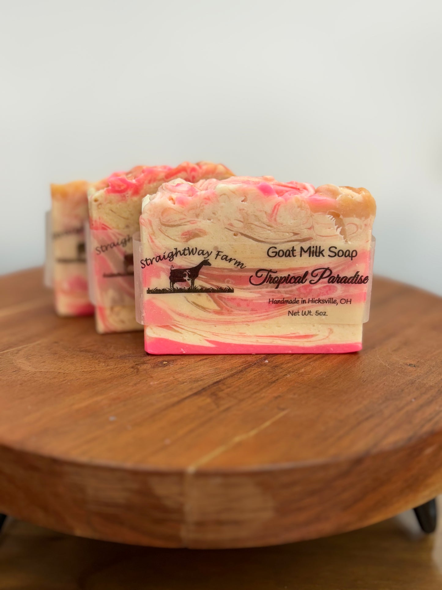 Goat Milk & Tallow Soap. Natural Skincare. Tropical Paradise