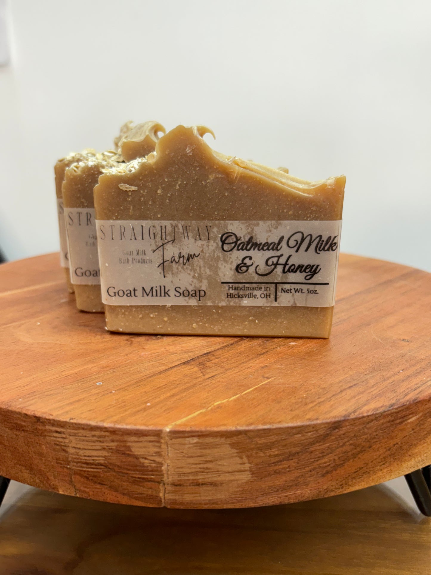 Goat Milk & Tallow Soap. Natural Skincare. Oatmeal Milk & Honey
