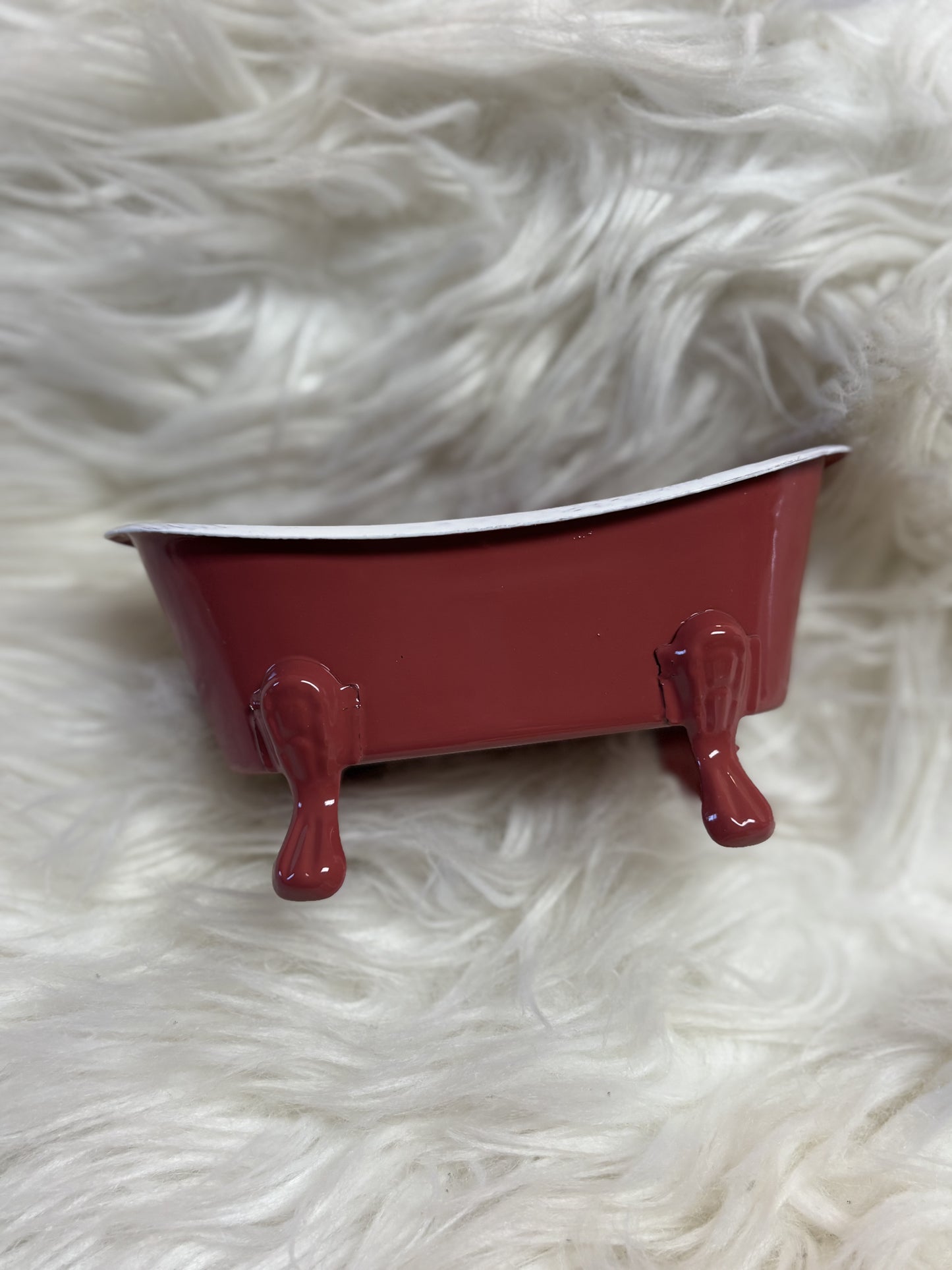 Mini Bath Tub, Metal Soap Dish