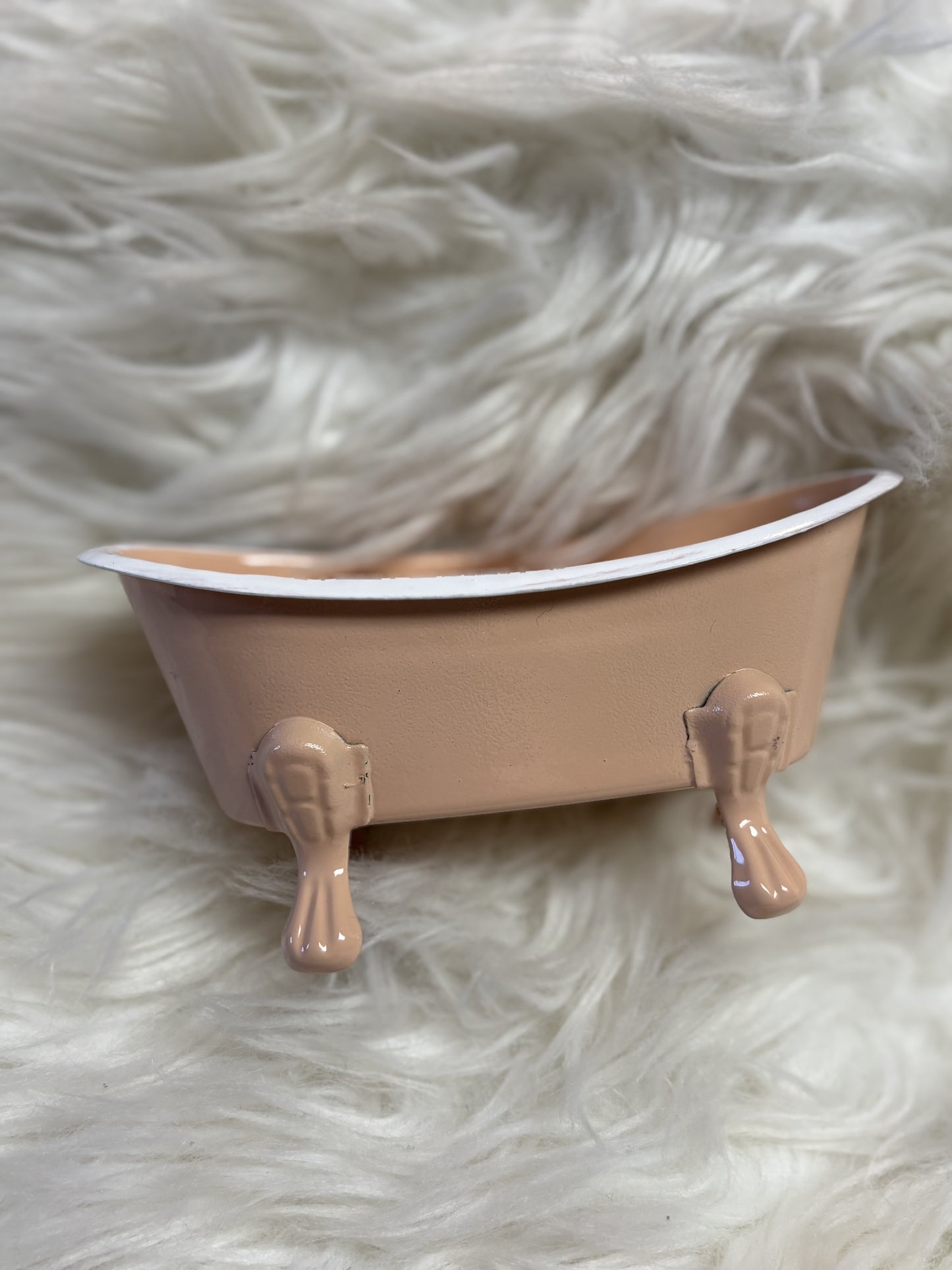 Mini Bath Tub, Metal Soap Dish