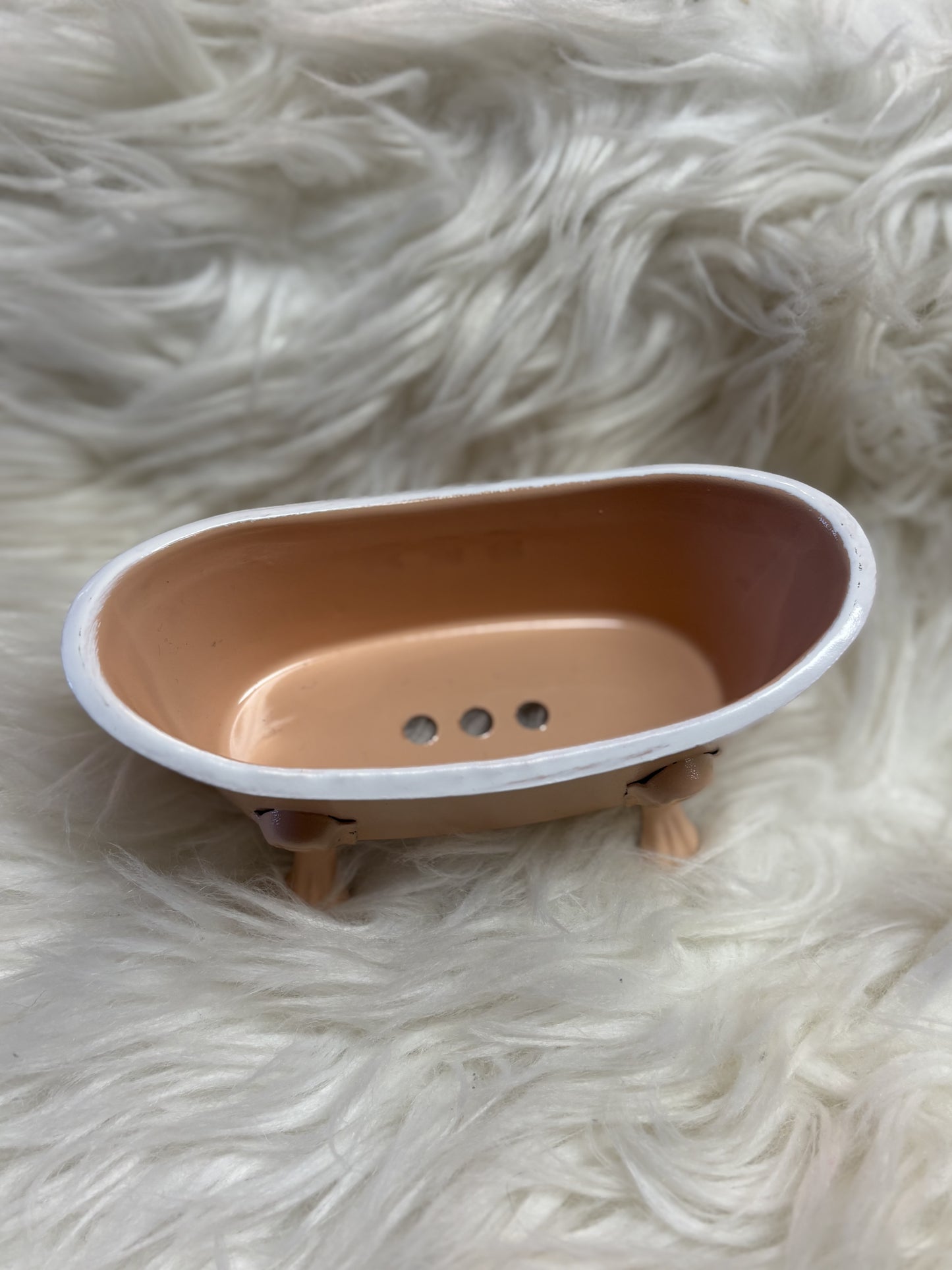 Mini Bath Tub, Metal Soap Dish