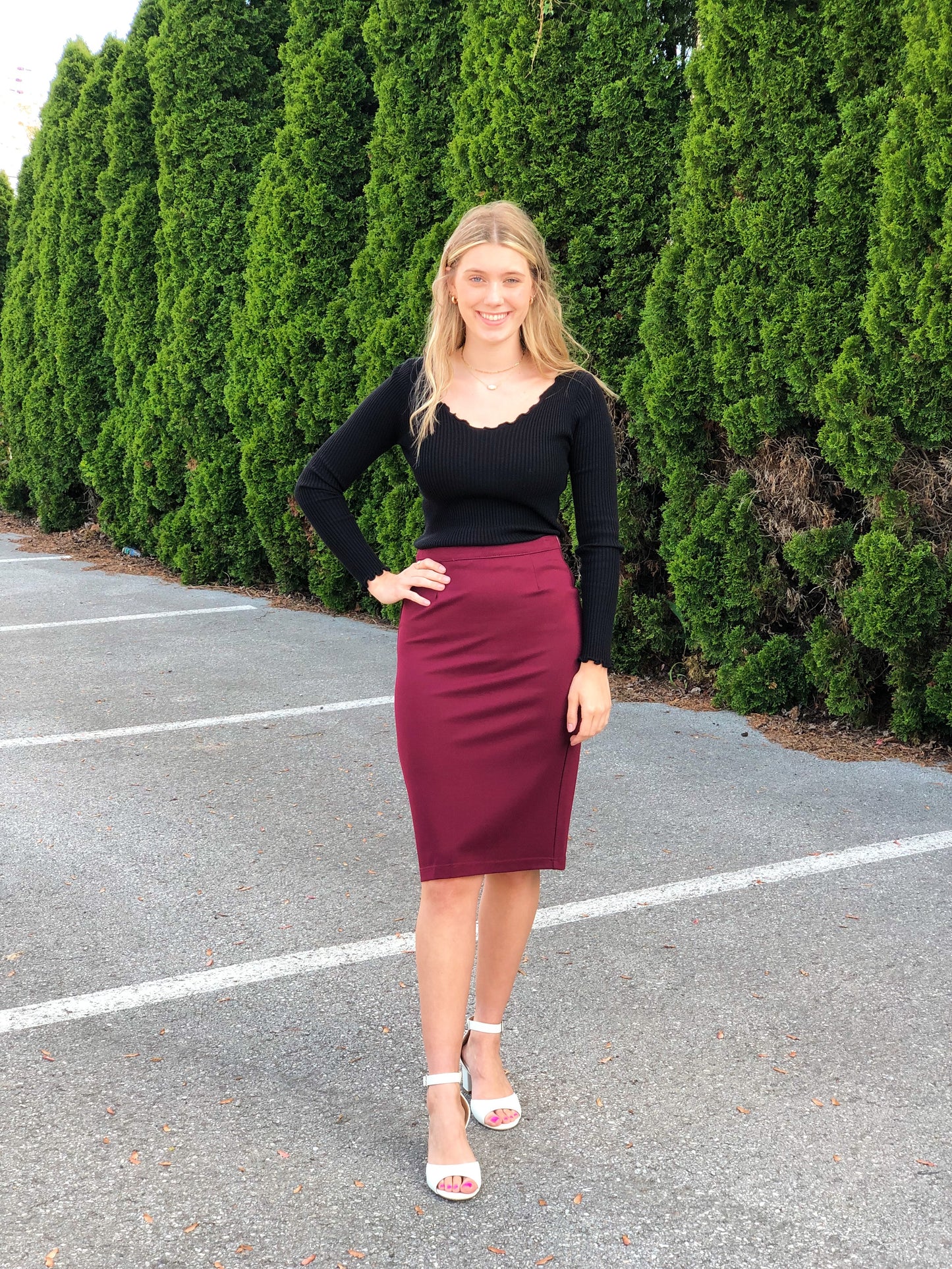 Maroon Skirt (Be-Girl)