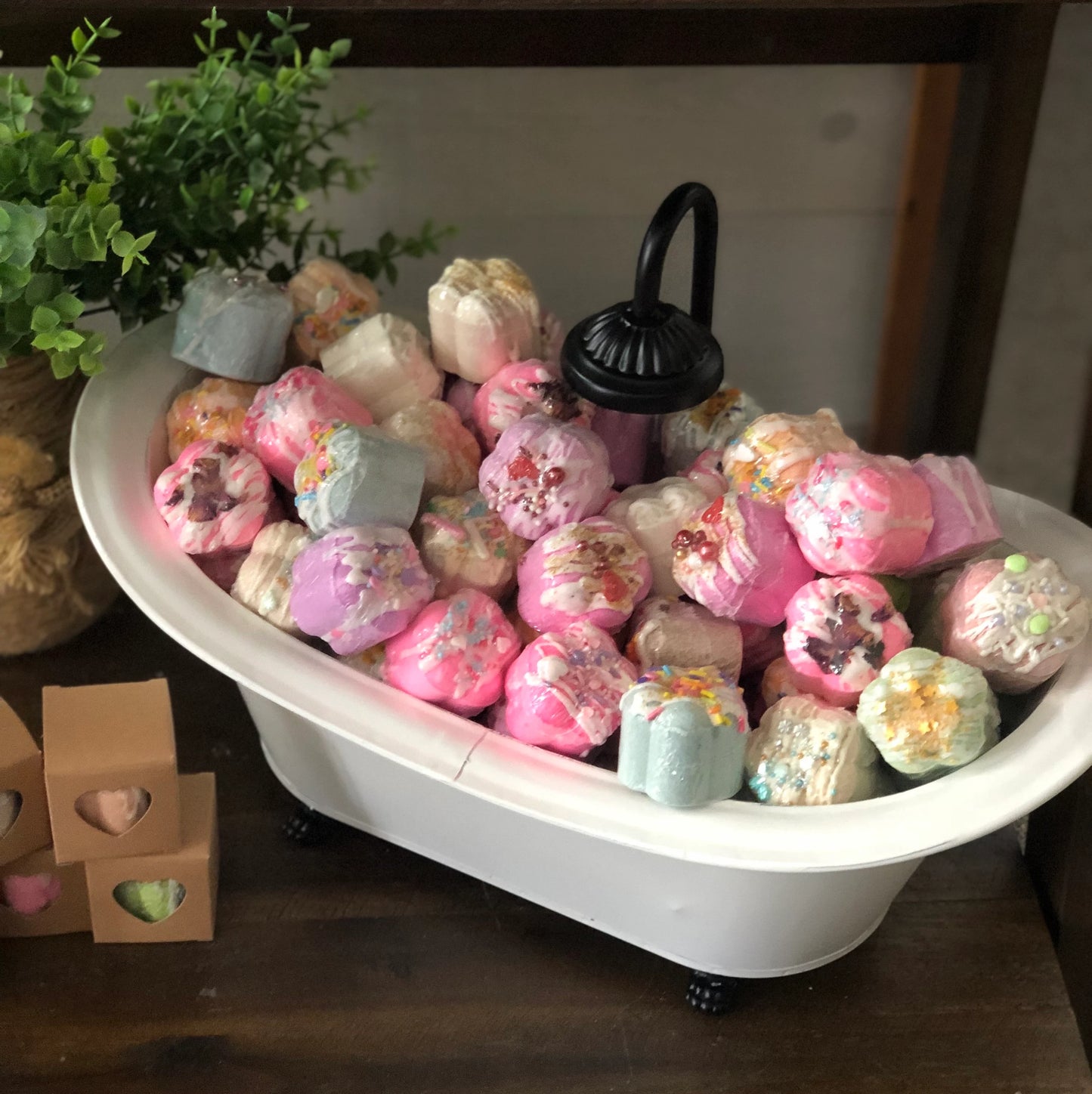 Goat Milk Bath Bombs with Shea Butter