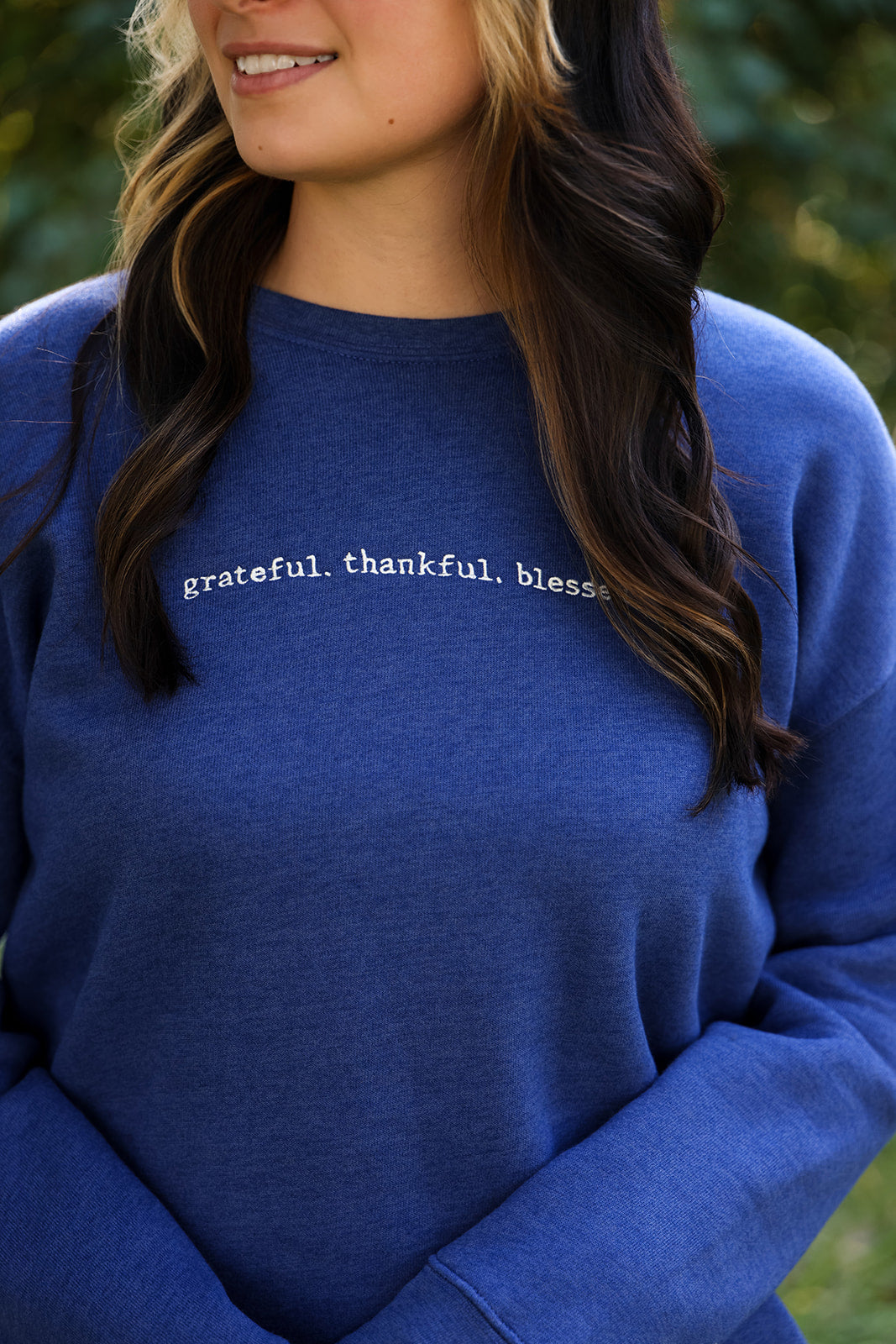 “Grateful Thankful Blessed” Oat Collective Crew