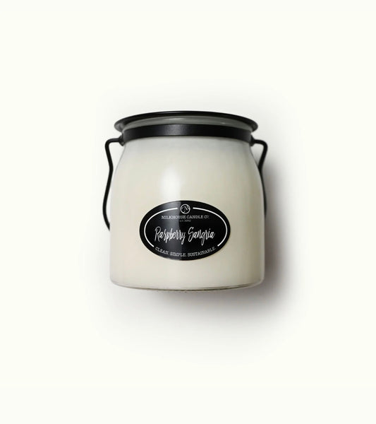 Milkhouse Candle Co Raspberry Sangria 16 oz Butter Jar