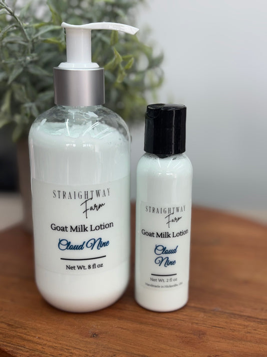 Goat milk lotion softens skin and helps with eczema, psoriasis, and other skin issues. 