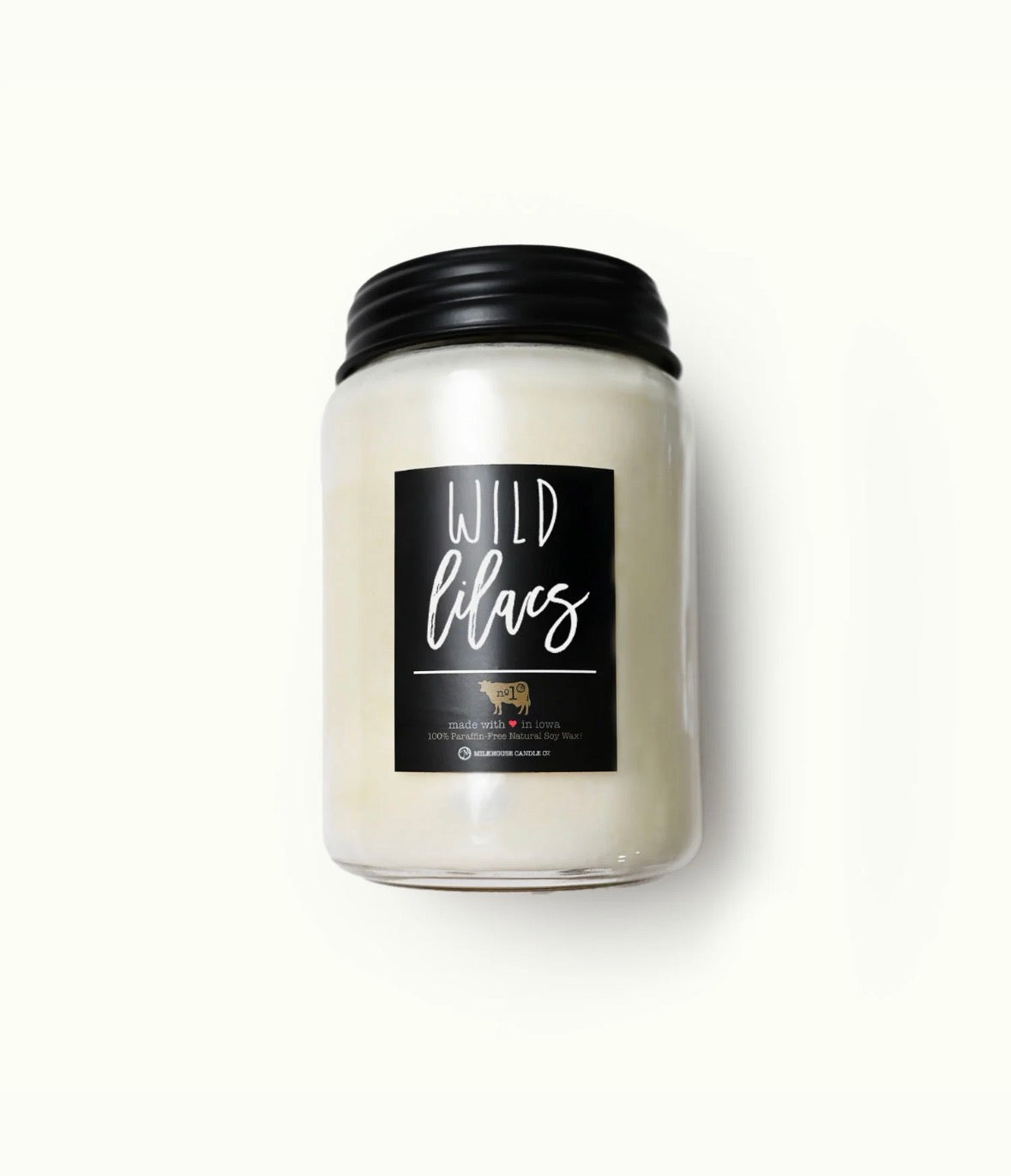 Milkhouse Candle Co Wild Lilacs 26 oz Farmhouse Jar