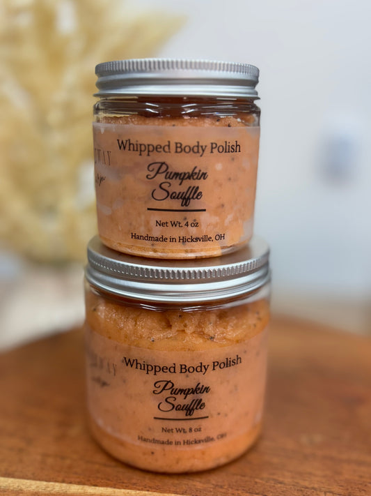 Whipped Body Polish. Exfoliates and moisturizing for your skin