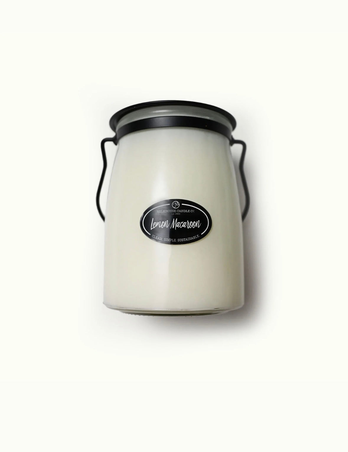 Milkhouse Candle Co 
Lemon Macaroon 22 oz Butter Jar