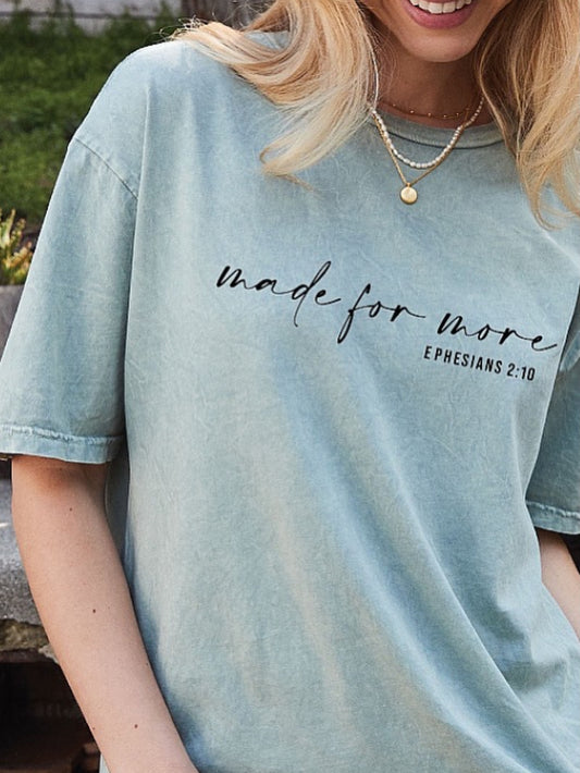 “Made for more” graphic tee, by Oat Collective