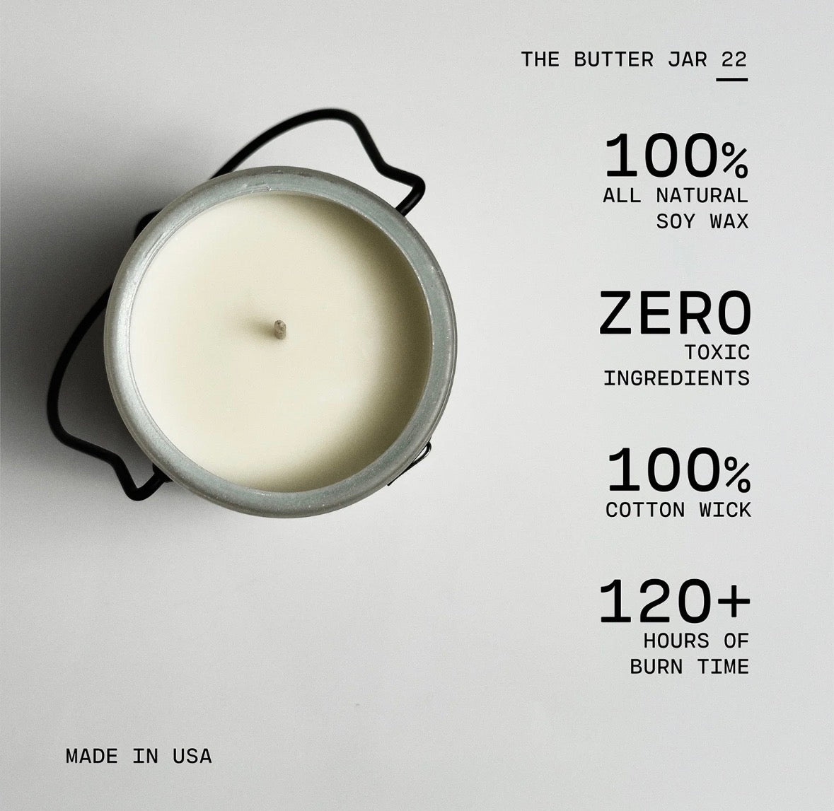 Milkhouse Candle Co 
Lemon Macaroon 22 oz Butter Jar