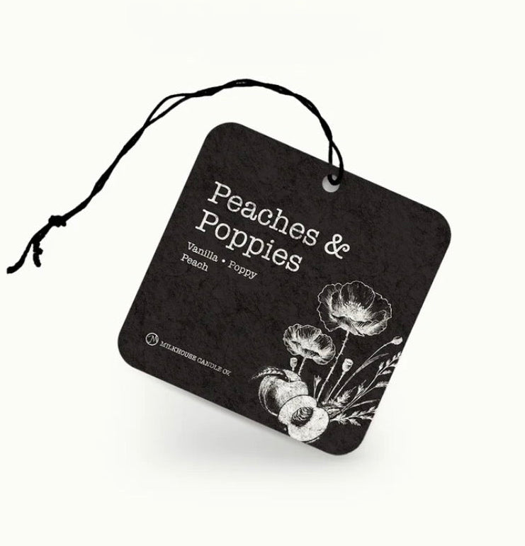 Peaches & Poppies Car Freshner