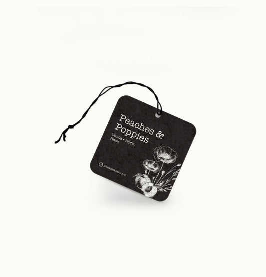 Peaches & Poppies Car Freshner